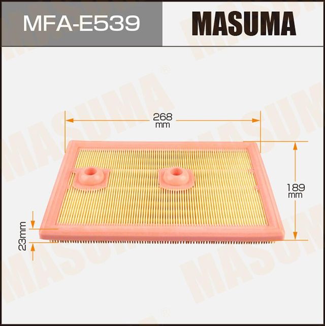 Воздушный фильтр Masuma. Артикул MFA-E539