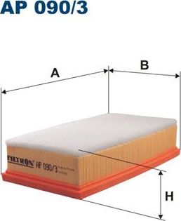 Воздушный фильтр Filtron. Артикул AP 090/3