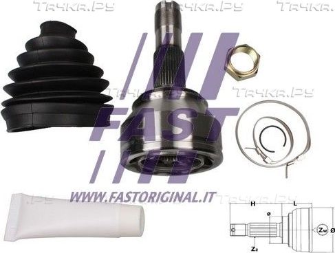 Шрус наружный (граната) Fast для Peugeot Boxer III 2006-2026. Артикул FT25078K