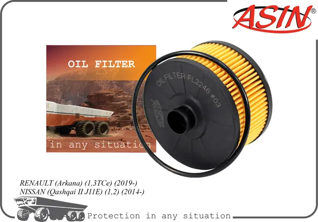 Фильтр масляный (Asin). Артикул ASINFL2246