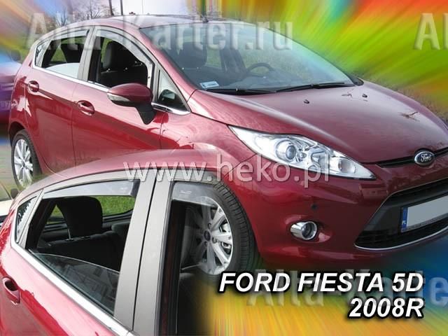 Дефлекторы "Heko" для окон Ford Fiesta VI 5-дв. 2008-2015. Артикул 15287
