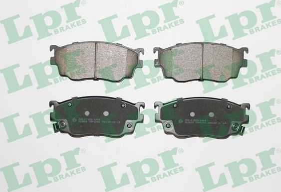 Тормозные колодки LPR передние для Mazda Premacy I (CP) 2001-2005. Артикул 05P1046