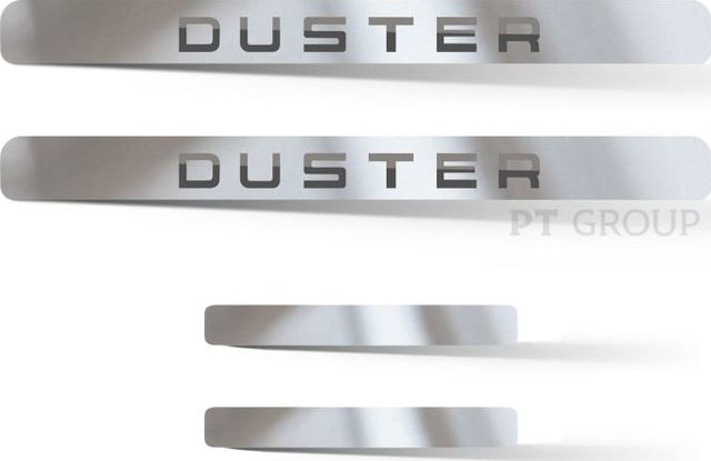 Накладки PT Group на пороги НПС для Renault Duster II 2021-2026. Артикул RDU-21-220404.00