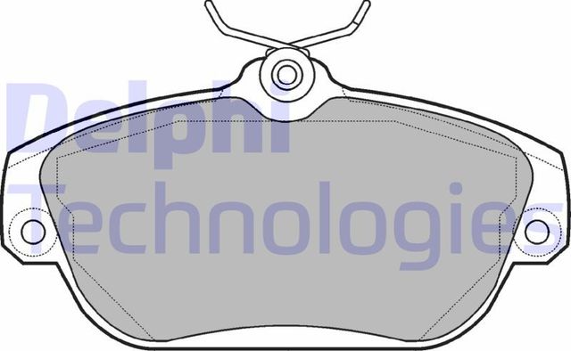 Тормозные колодки Delphi (Low-Metallic) передние для Volvo 960 I 1990-1996. Артикул LP919
