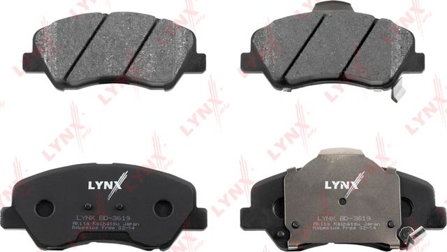 Тормозные колодки LYNXauto. Артикул BD-3619