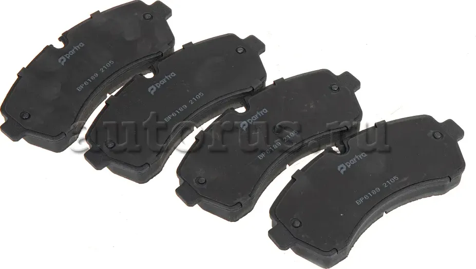Колодки тормозные дисковые | перед прав/лев | (Partra). Артикул BP6189