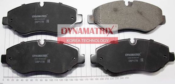 Тормозные колодки Dynamatrix. Артикул DBP1778