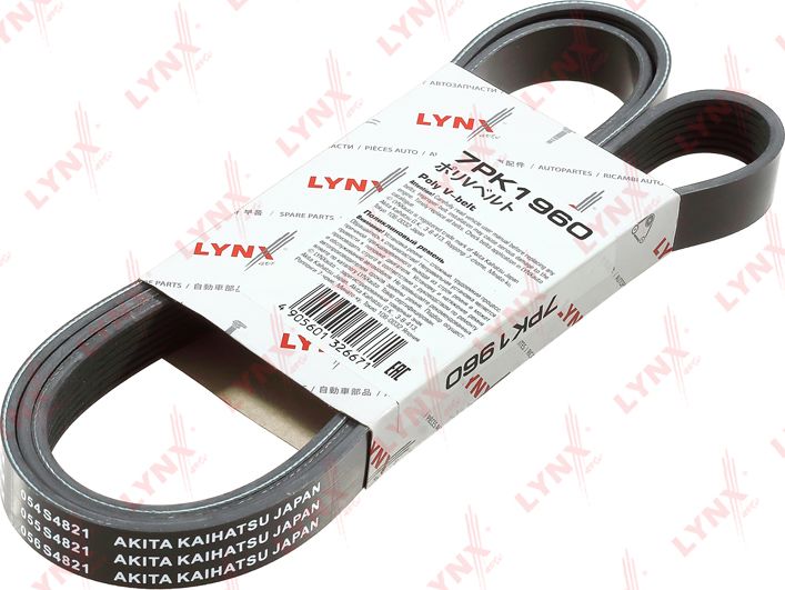 Ремень поликлиновой TOYOTA VISTA (Lynxauto). Артикул 7PK1960
