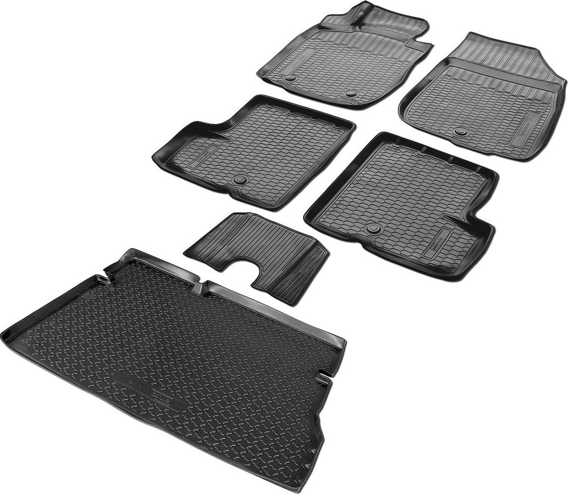 Комплект ковриков Rival для салона и багажника Nissan Terrano III (FWD) 2014-2016. Артикул K14108003-2