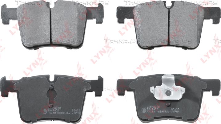 Тормозные колодки LYNXauto передние для BMW 3 VI (F3x) 2011-2026. Артикул BD-1450