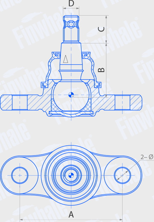 Шаровая опора Finwhale. Артикул BJ507