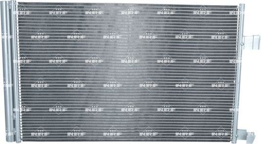 Радиатор кондиционера (конденсатор) NRF EASY FIT. Артикул 350623