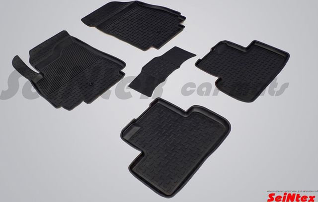 Коврики резиновые Seintex с высоким бортиком для салона Chevrolet Orlando 2011-2015. Артикул 82825