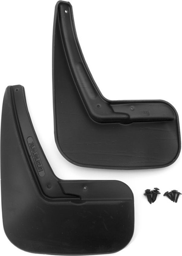 Брызговики Frosch (в пакете) задняя пара для Geely MK Cross хэтчбек 2010-2016. Артикул NLF.75.04.E11