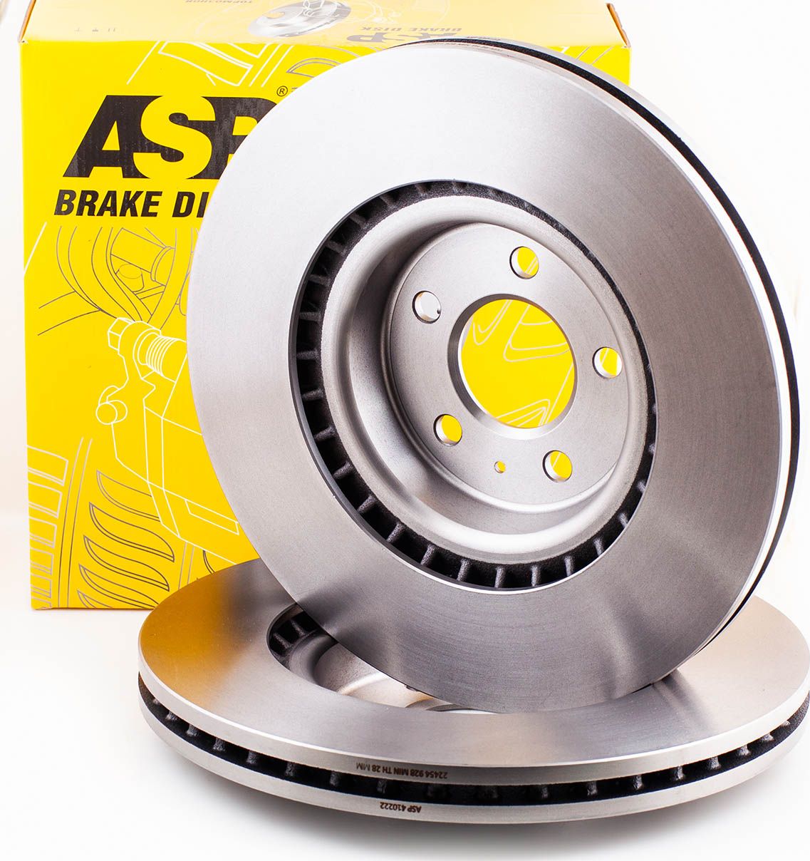 Тормозной диск VAG AUDI A4A5A6Q5 07- передний вентилируемый D3 (ASP). Артикул 410222