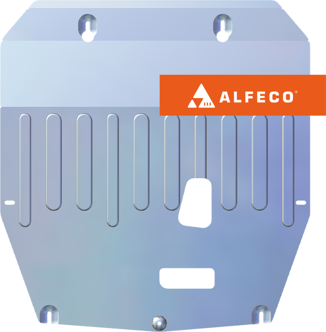 Защита алюминиевая Alfeco для картера и КПП Geely Okavango 2023-2026. Артикул ALF.08.29al