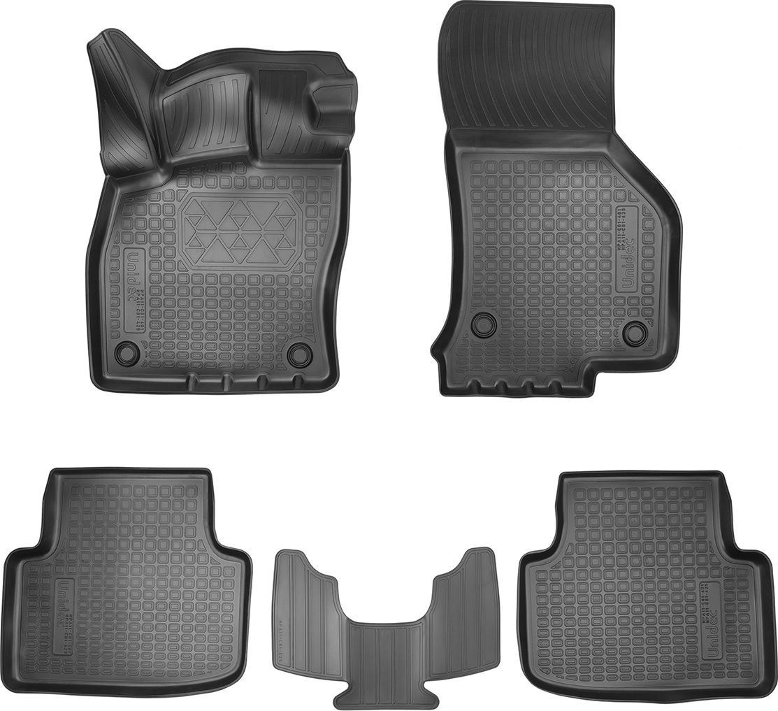 Коврики 3D Норпласт для салона Skoda Octavia A8 2019-2026. Артикул NPA11-C81-425