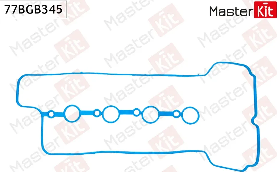 Прокладка клапанной крышки HYUNDAI / KIA 1.6i (G4FD/ G4FG) 2011 (Master KIT). Артикул 77BGB345