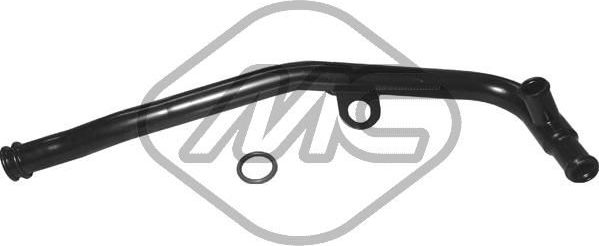 Патрубок радиатора (системы охлаждения) Metalcaucho. Артикул 03210