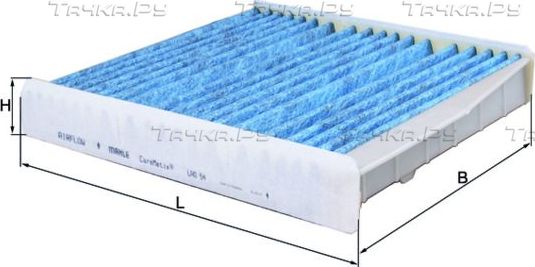 Салонный фильтр Mahle CareMetix® для Volvo S80 I 1998-2008. Артикул LAO 54