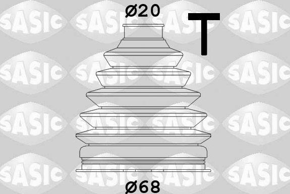 Пыльник ШРУСа наружный Sasic (термопласт) для Citroen C1 I 2005-2014. Артикул 1900033