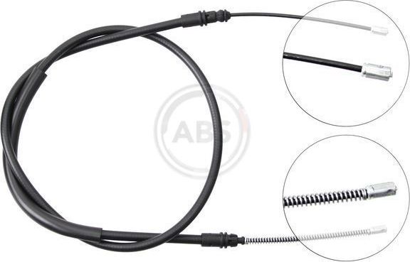 Трос ручника (тросик ручного тормоза) ABS задний правый/левый для Peugeot 106 I 1991-2004. Артикул K11756