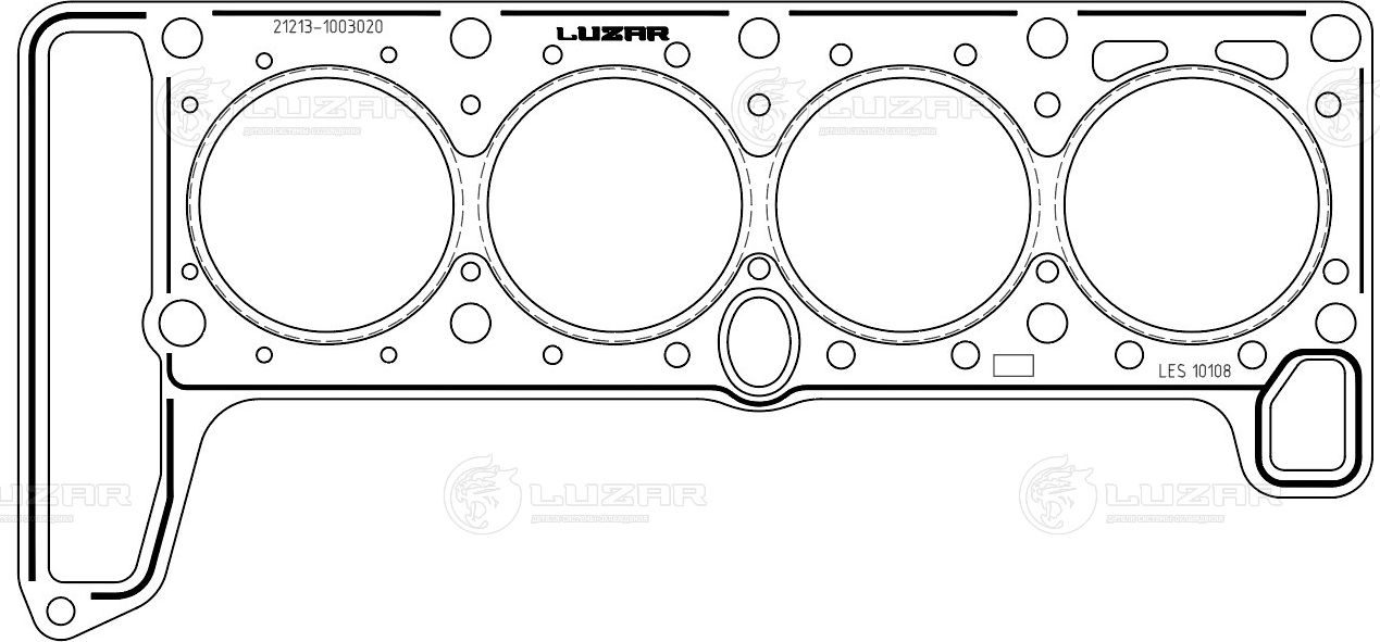 Прокладка ГБЦ Luzar. Артикул LES 10108