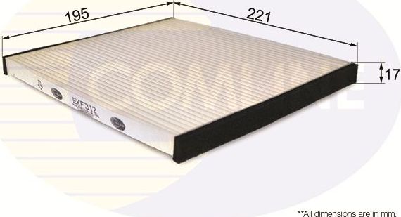 Салонный фильтр Comline. Артикул EKF312