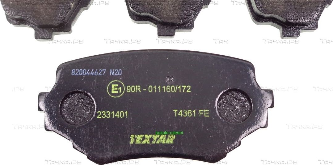 Тормозные колодки Textar. Артикул 2331401