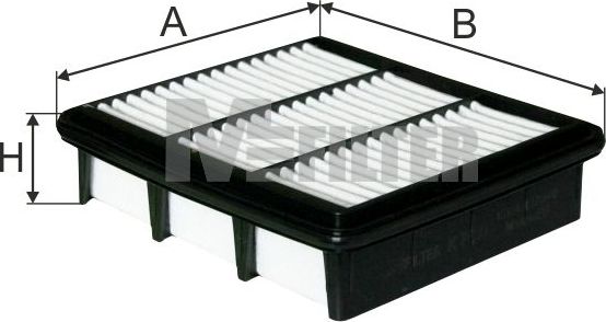 Воздушный фильтр MFilter для Lexus LS II 1997-2000. Артикул K 7000