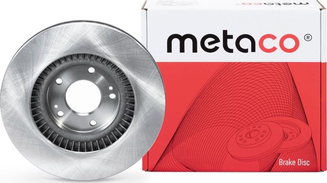 Диск тормозной передний вентилируемый (Metaco). Артикул 3050400