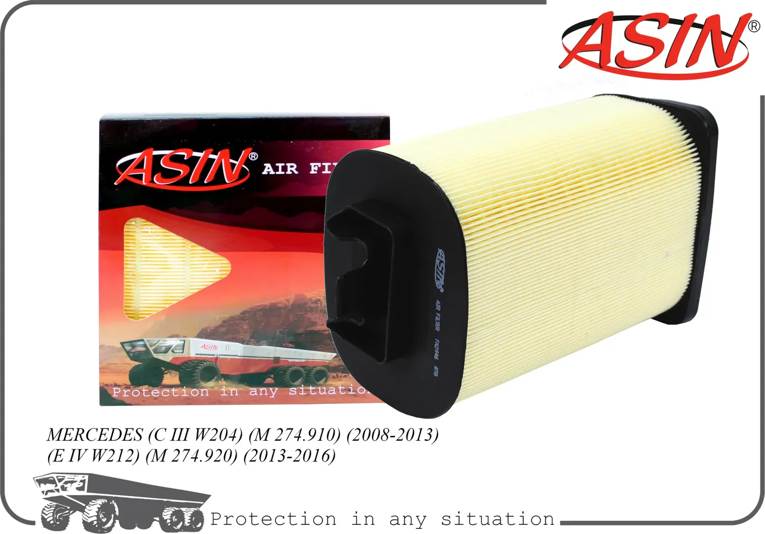 Фильтр воздушный (Asin). Артикул ASINFA2446