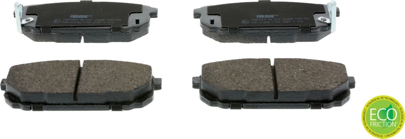 Тормозные колодки Ferodo Premier Eco Friction. Артикул FDB1736