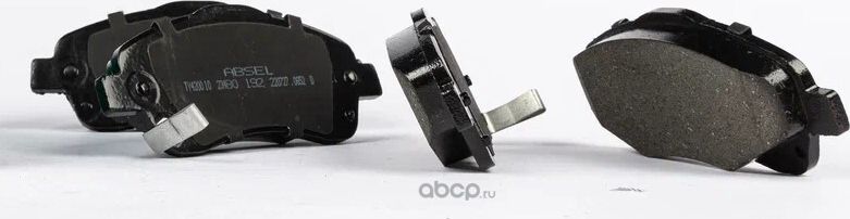 Колодки тормозные передние (Absel). Артикул TY420010