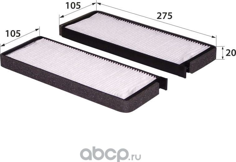 AC-0802E 68120-0803A (фильтр салонный) (RB-Exide). Артикул AC0802E