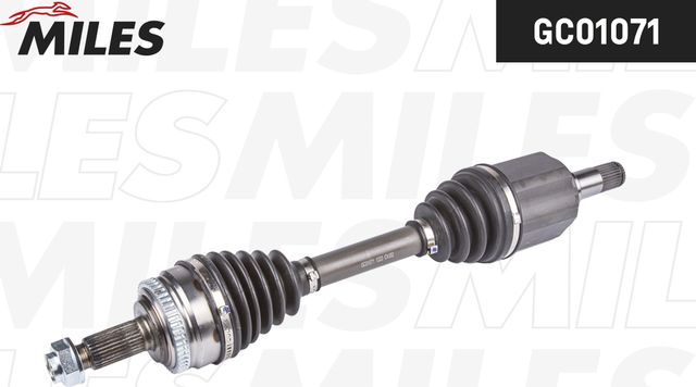 Полуось (привод в сборе, приводной вал) Miles передняя передняя левая для SsangYong Korando III 2010-2019. Артикул GC01071