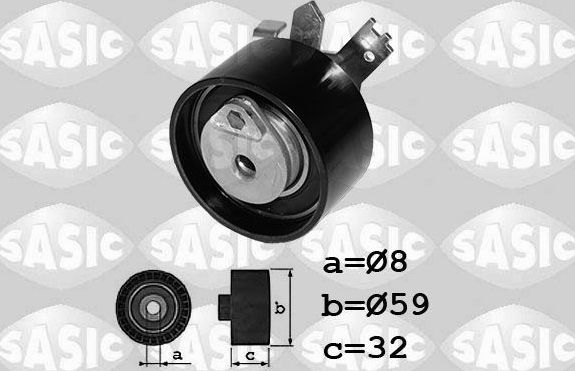 Натяжной ролик (натяжитель) ремня ГРМ Sasic. Артикул 1704023