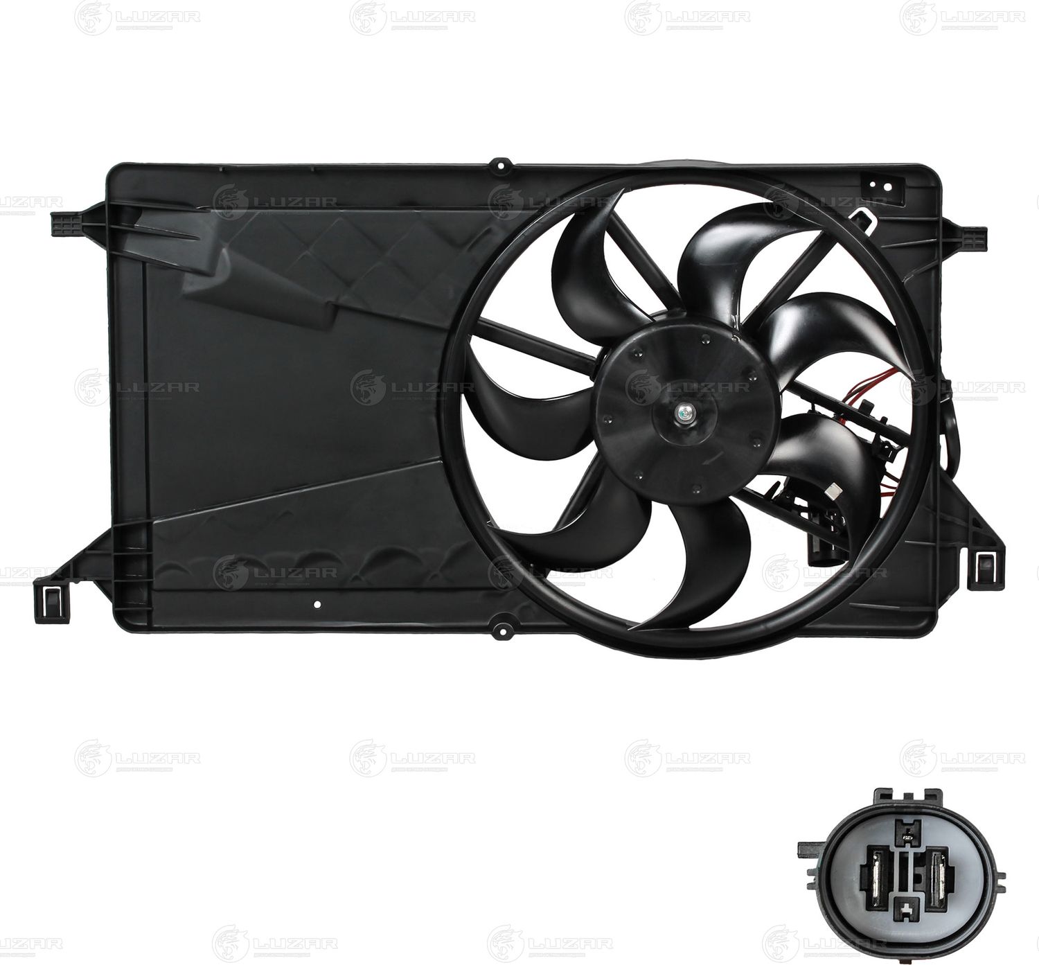 Вентилятор радиатора двигателя Luzar. Артикул LFK 1020