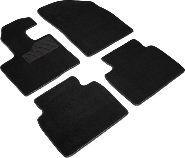 Коврики Seintex ворсовые Lux для салона Exeed VX 2021-2026 ЧЕРНЫЕ. Артикул 98584