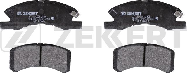 Тормозные колодки Zekkert передние для Daihatsu Cuore VI (L251) 2003-2007. Артикул BS-2093