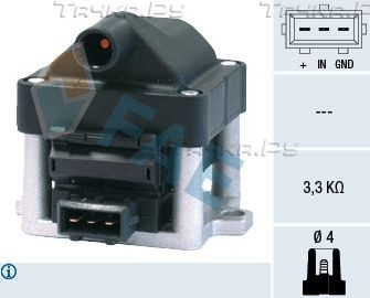 Катушка зажигания FAE для Volkswagen Passat B5 1996-2000. Артикул 80200