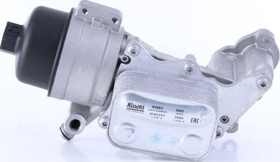 Радиатор масляный (маслоохладитель) для двигателя Nissens (алюминий). Артикул 90992