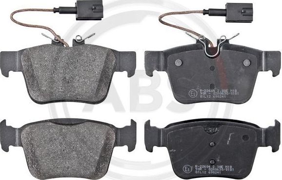 Тормозные колодки ABS. Артикул 35177