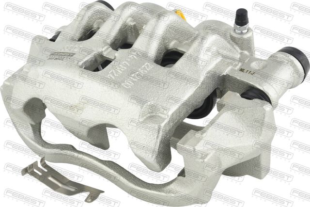 СУППОРТ ТОРМОЗНОЙ ПЕРЕДНИЙ ЛЕВЫЙ (СО СКОБОЙ) (Febest). Артикул 2577BOXFL