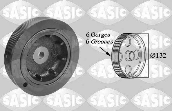 Шкив коленвала Sasic для Renault Scenic II 1999-2001. Артикул 2154003