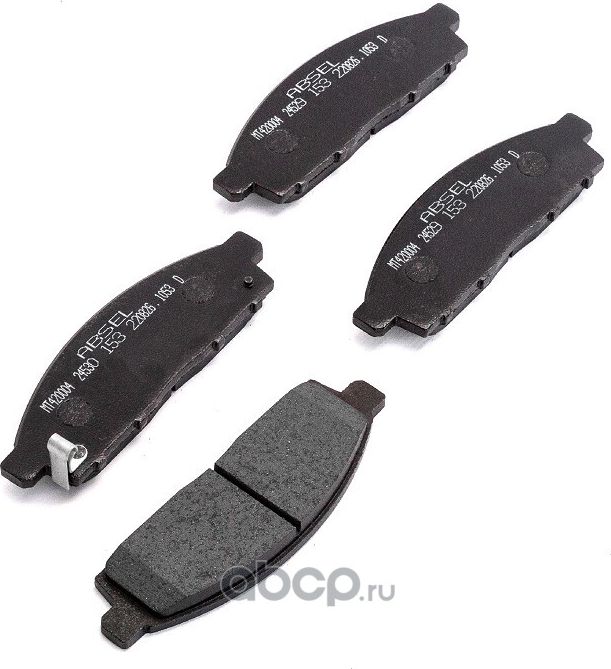 Колодки тормозные передние (Absel). Артикул MT420004