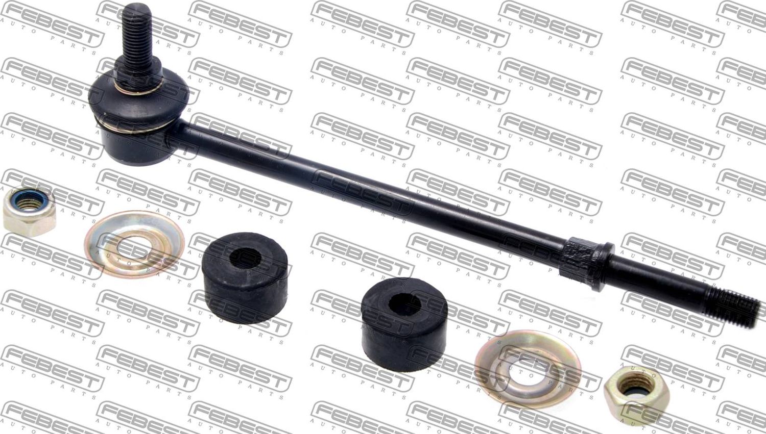 Стойка (тяга) стабилизатора Febest задняя для Nissan Patrol Y60 1993-1997. Артикул 0223-R20R