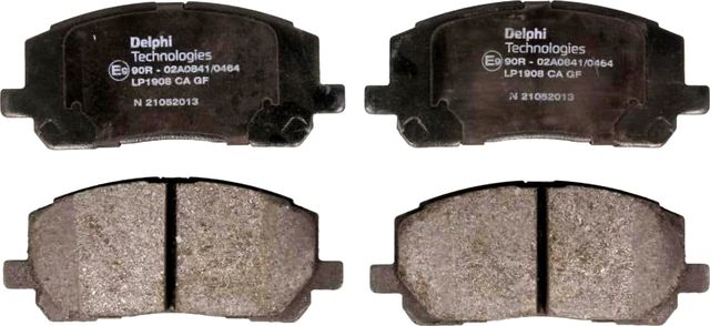 Тормозные колодки Delphi (Low-Metallic). Артикул LP1908