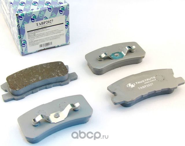 632 КОЛОДКИ ДИСКОВЫЕ (Trustauto). Артикул TABP2027