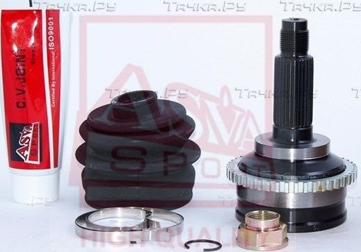 Шрус наружный (граната) Asva передний для Mazda 626 V (GF) 1997-2002. Артикул MZ-39A44